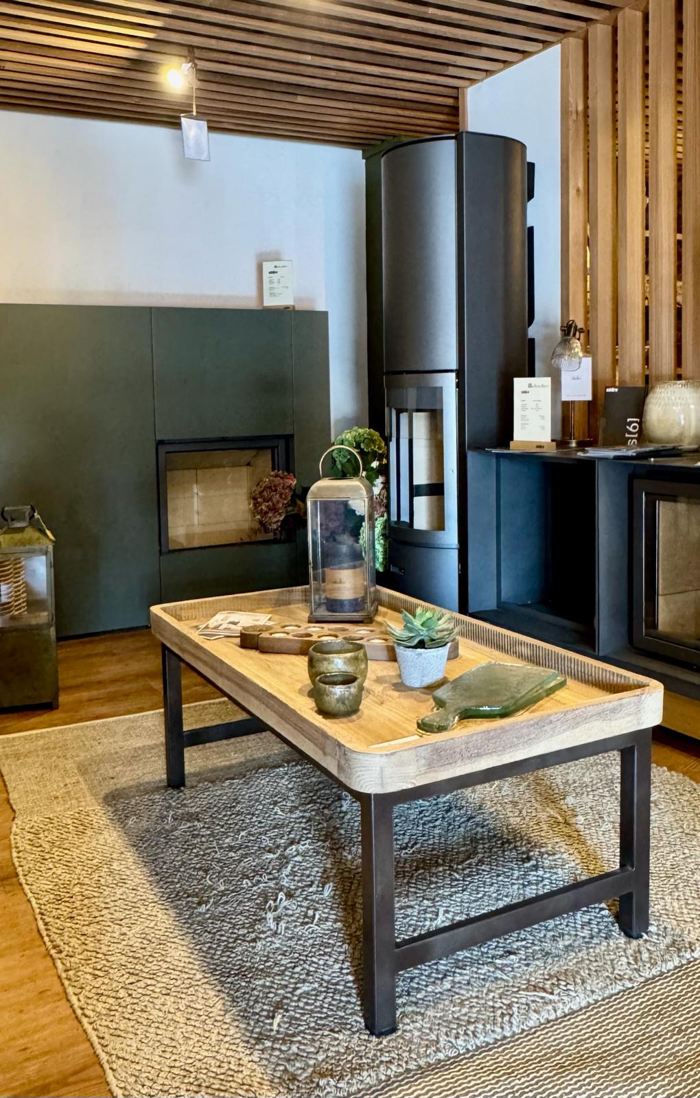 Opulence Interiors showroom, styled Nkuku room set.